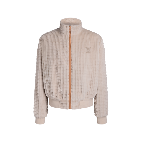 Blouson aus Pelz mit Reißverschluss front view