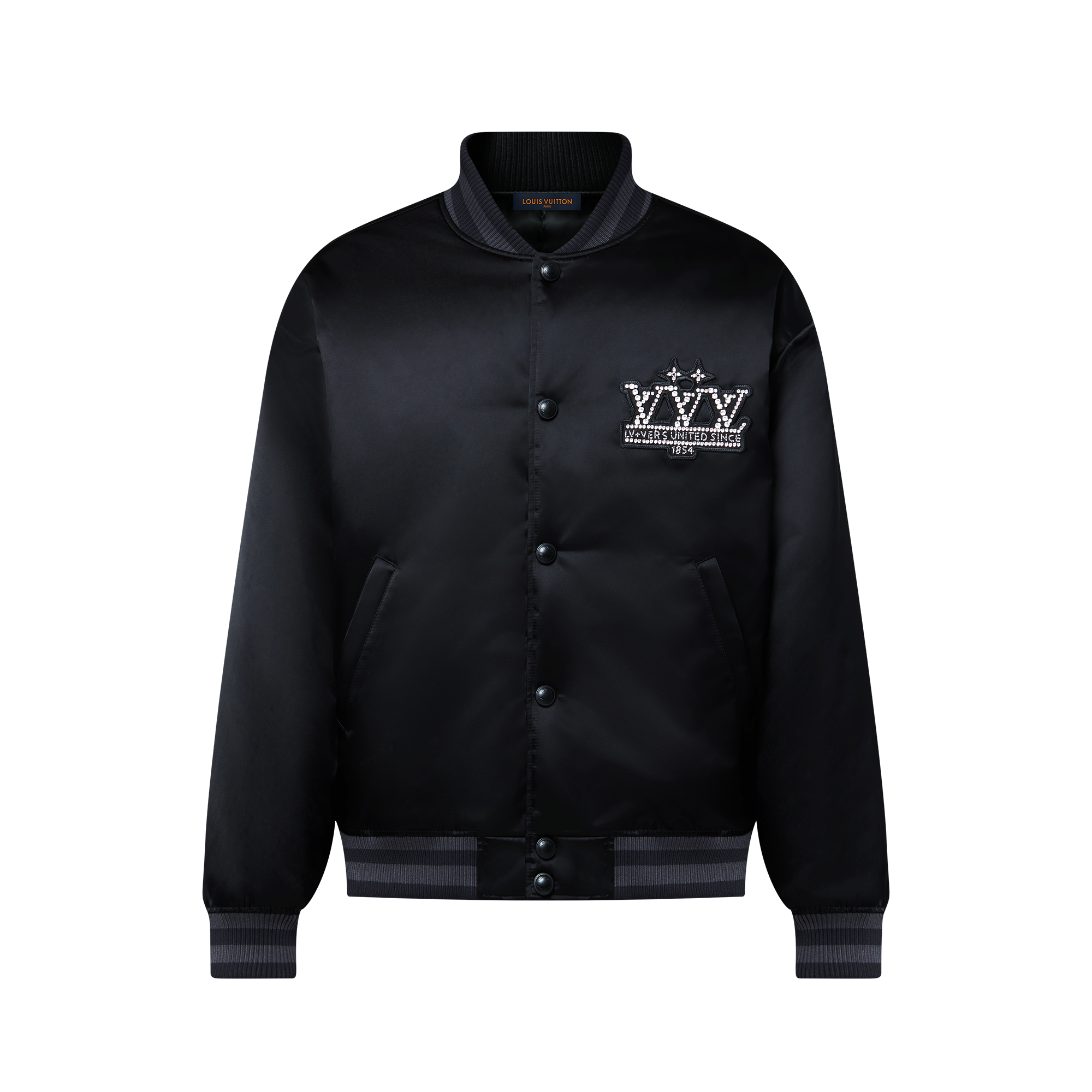 Blouson im Baseball-Stil aus Nylon mit Verzierungen  Herren Ready to Wear Jacken und Mäntel | LOUIS VUITTON (Zoom)