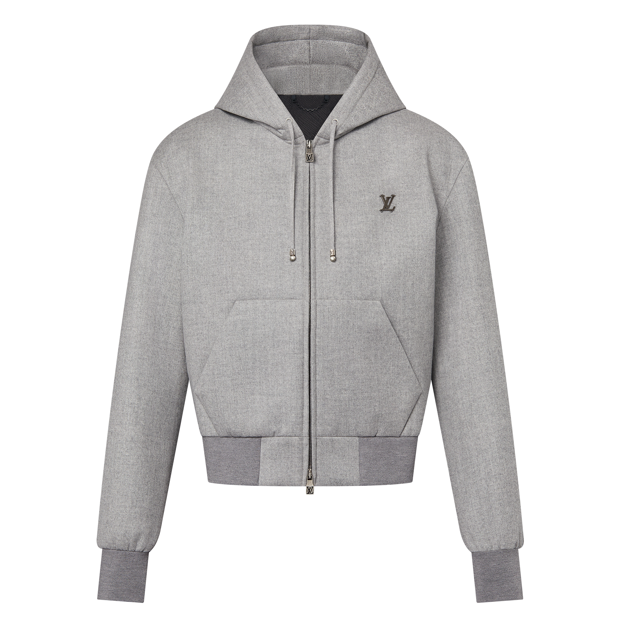 Blouson im Maßkonfektions-Stil aus technischer Wolle mit Kapuze  Herren Ready to Wear Jacken und Mäntel | LOUIS VUITTON (Zoom)
