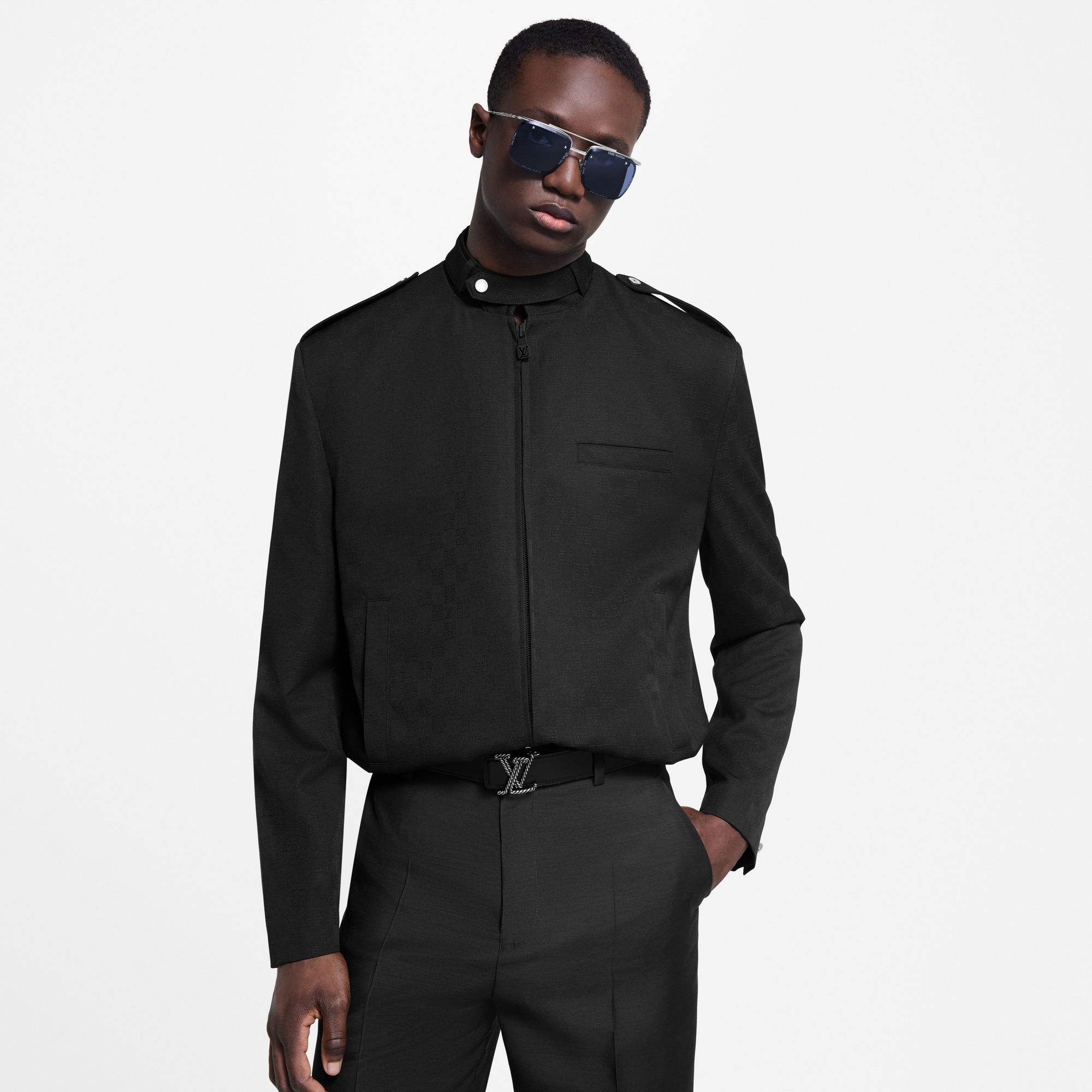 Blouson im Maßkonfektions-Stil mit Damier-Motiv  Herren Ready to Wear Jacken und Mäntel | LOUIS VUITTON (Zoom)