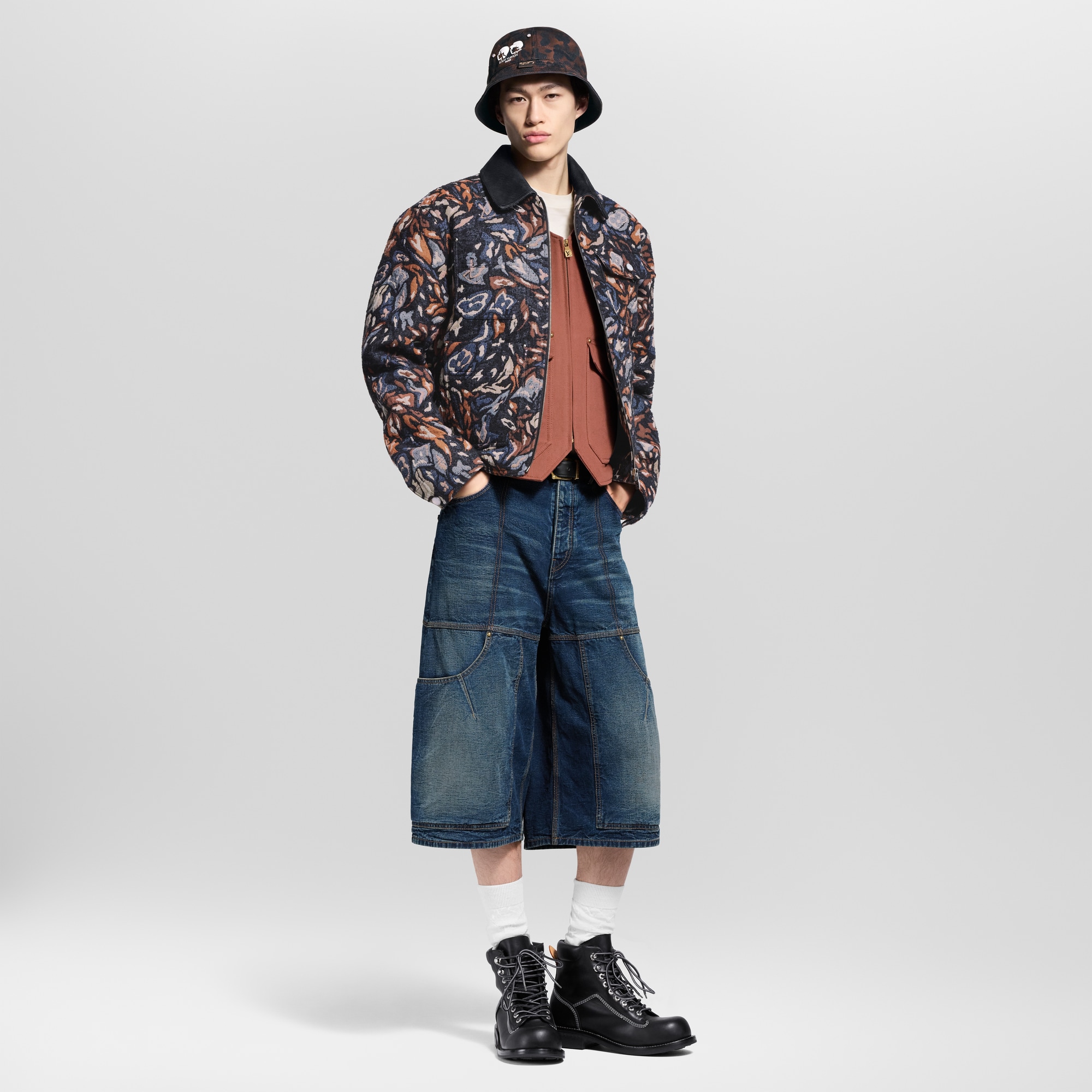 Blouson im Workwear-Stil mit Paillettenstickerei  Herren Ready to Wear Jacken und Mäntel | LOUIS VUITTON (Zoom)