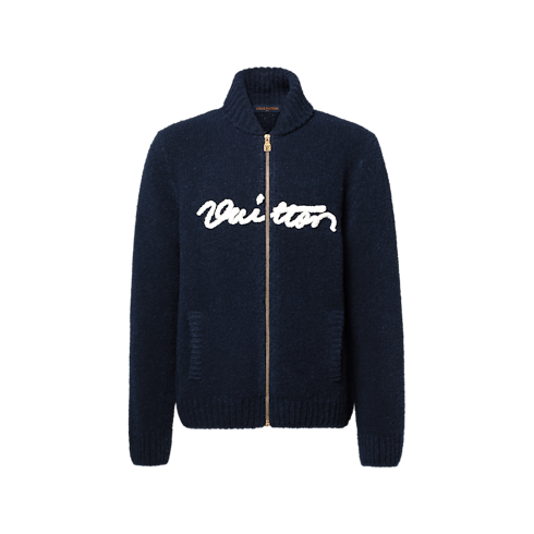 Blouson mit gestickter Signatur und Reißverschluss Herren Ready to Wear Jacken und Mäntel | LOUIS VUITTON (Zoom)