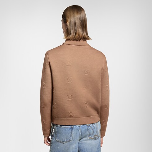 Blouson mit Reißverschluss und LV Blason-Motiv Neuheiten Herren Herren Frühjahr 2025 Kollektion | LOUIS VUITTON (Zoom)