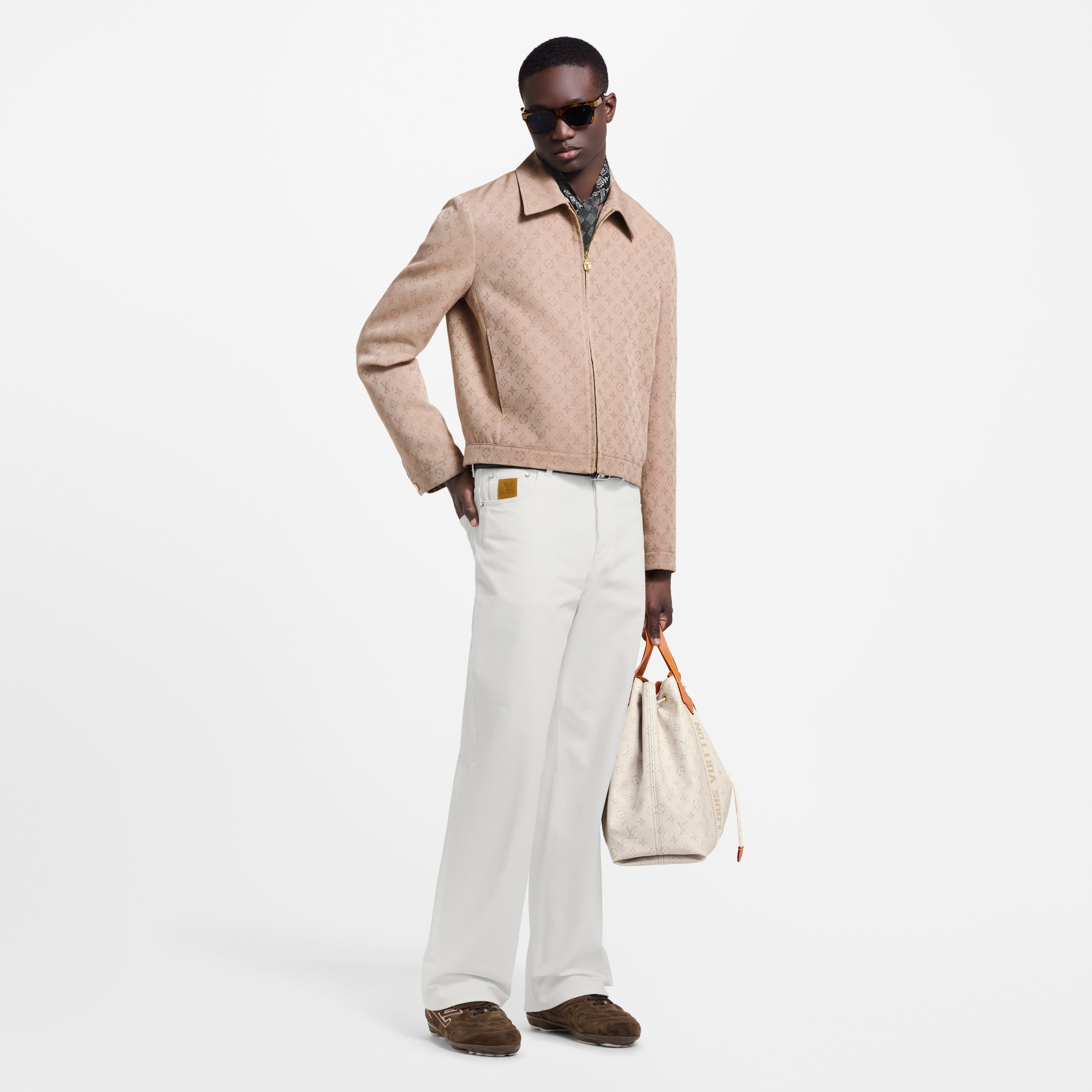 Blouson mit Reißverschluss und Monogram-Motiv  Herren Ready to Wear Jacken und Mäntel | LOUIS VUITTON (Zoom)