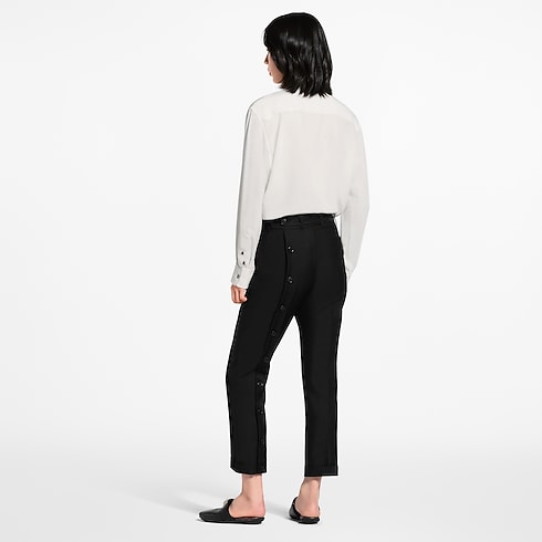 Bluse mit Monogram-Kragen Damen Ready to Wear Tops | LOUIS VUITTON (Zoom)