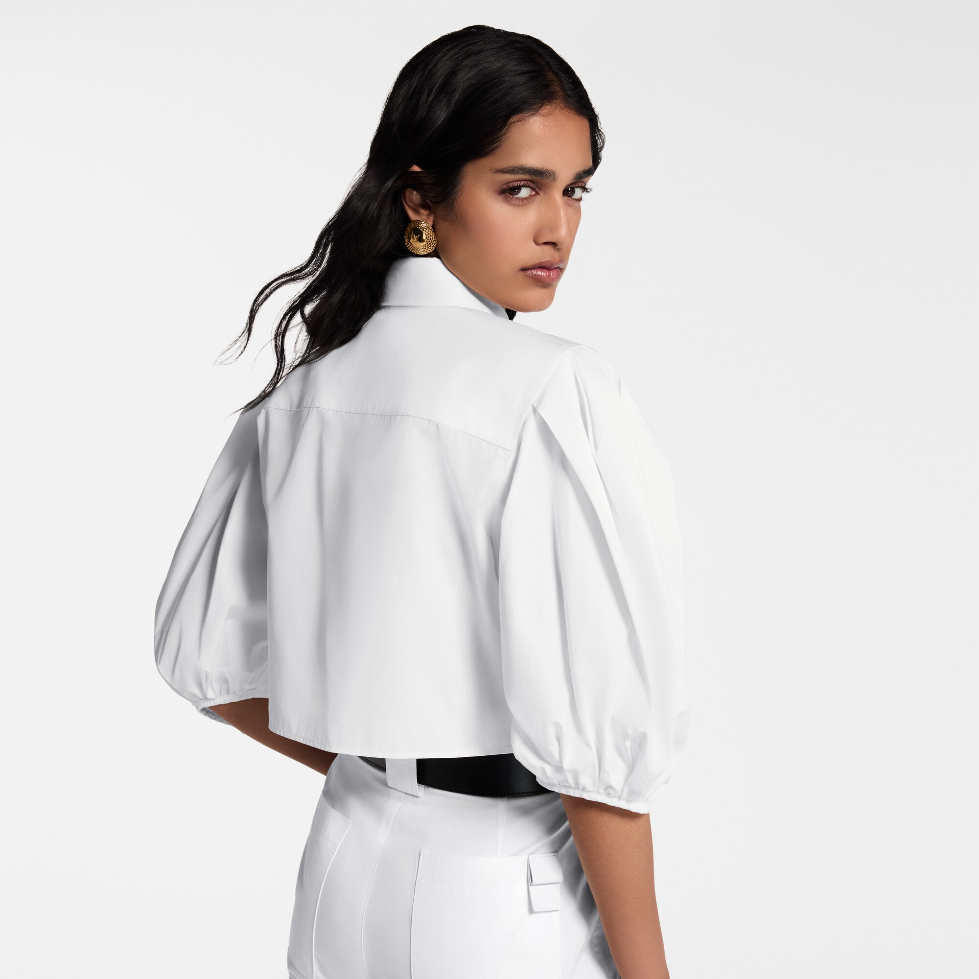 Bluse mit Puffärmeln  Damen Ready to Wear Tops | LOUIS VUITTON (Zoom)