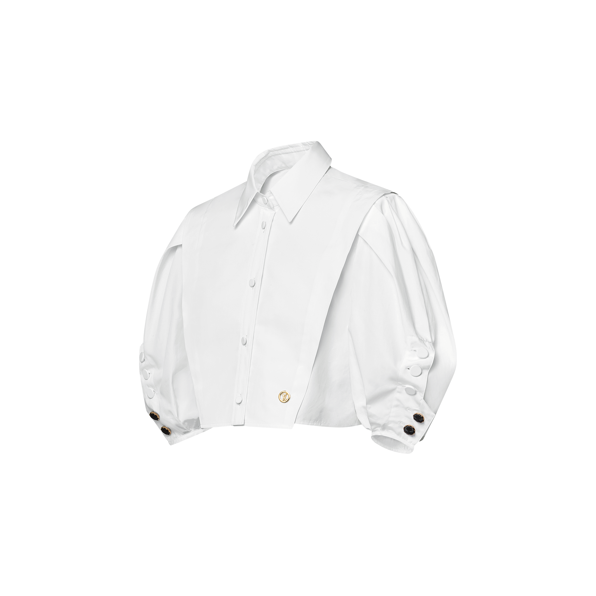 Bluse mit Puffärmeln  Damen Ready to Wear Tops | LOUIS VUITTON (Zoom)