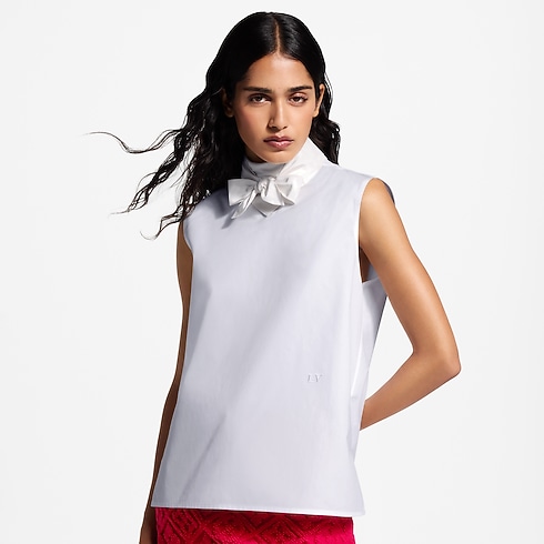 Bluse mit Schalkragen Damen Ready to Wear Tops | LOUIS VUITTON (Zoom)