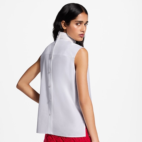 Bluse mit Schalkragen Damen Ready to Wear Tops | LOUIS VUITTON (Zoom)