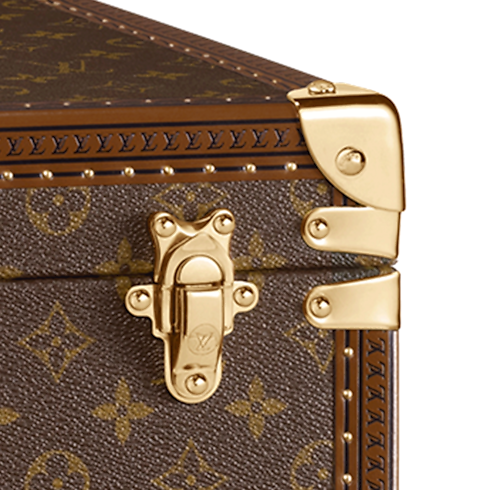 Boîte Champagne Monogram Canvas Les Extraordinaires Hardsided Kleine Trunks | LOUIS VUITTON (Zoom)