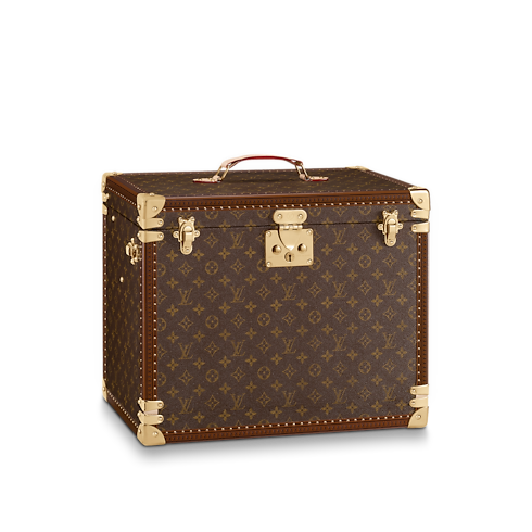 Boîte Champagne Monogram Canvas Les Extraordinaires Hardsided Kleine Trunks | LOUIS VUITTON (Zoom)