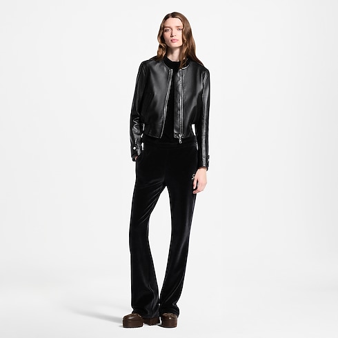 Bomberjacke aus Leder mit Nanogram Damen Ready to Wear Mäntel und Jacken | LOUIS VUITTON (Zoom)