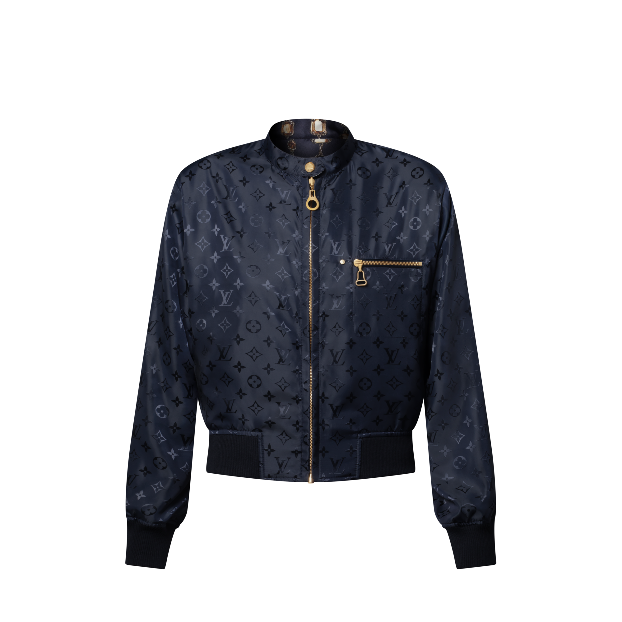 Bomberjacke zum Wenden mit Halsketten-Motiv  Damen Ready to Wear Mäntel und Jacken | LOUIS VUITTON (Zoom)