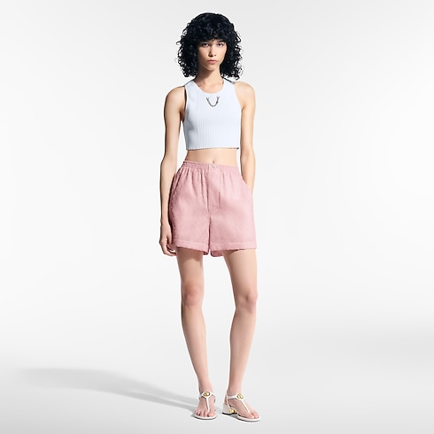 Boxershorts mit Monogram Fil Coupé Damen Ready to Wear Röcke und Shorts | LOUIS VUITTON (Zoom)
