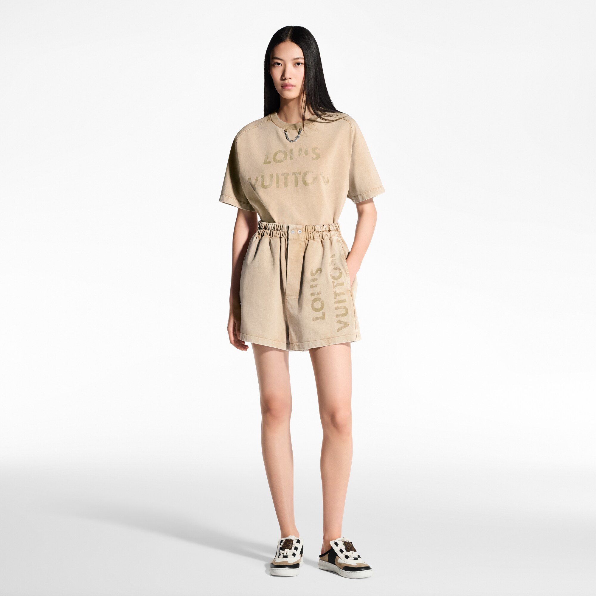 Boxershorts mit Vintage-Optik  Damen Ready to Wear Röcke und Shorts | LOUIS VUITTON (Zoom)