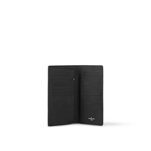 Brazza Geldbörse Taïga Leder Taschen und Kleinlederwaren Lederwaren Personalisierung } | LOUIS VUITTON (Zoom)