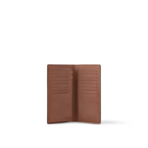 Brazza Geldbörse Monogram Canvas Taschen und Kleinlederwaren Lederwaren Personalisierung } | LOUIS VUITTON (Zoom)