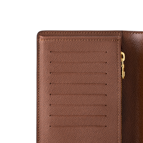 Brazza Geldbörse Monogram Canvas Taschen und Kleinlederwaren Lederwaren Personalisierung } | LOUIS VUITTON (Zoom)