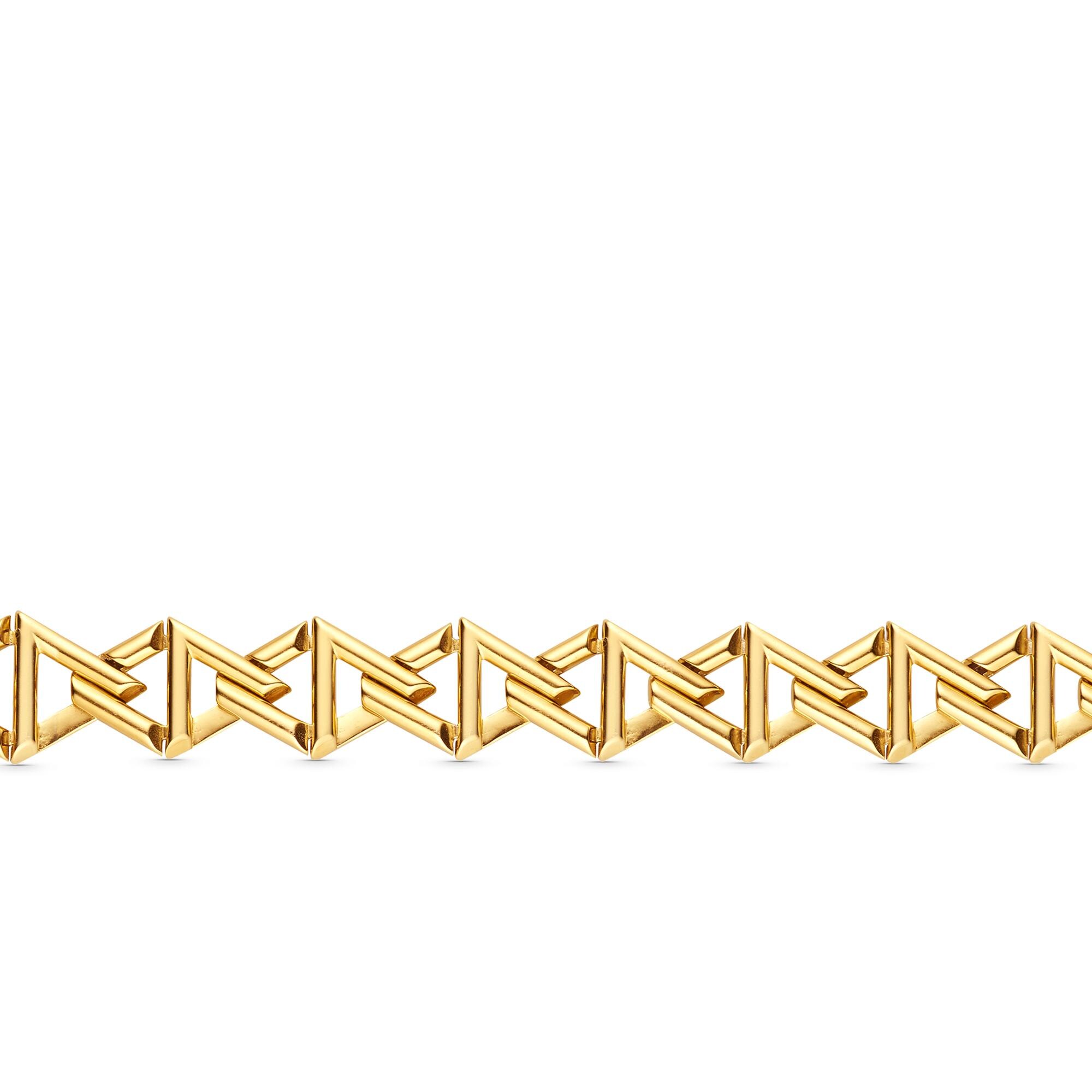 Breites LV Volt Curb Kettenarmband, Gelbgold  Herren Discontinued Product Obs 12 | LOUIS VUITTON (Zoom)