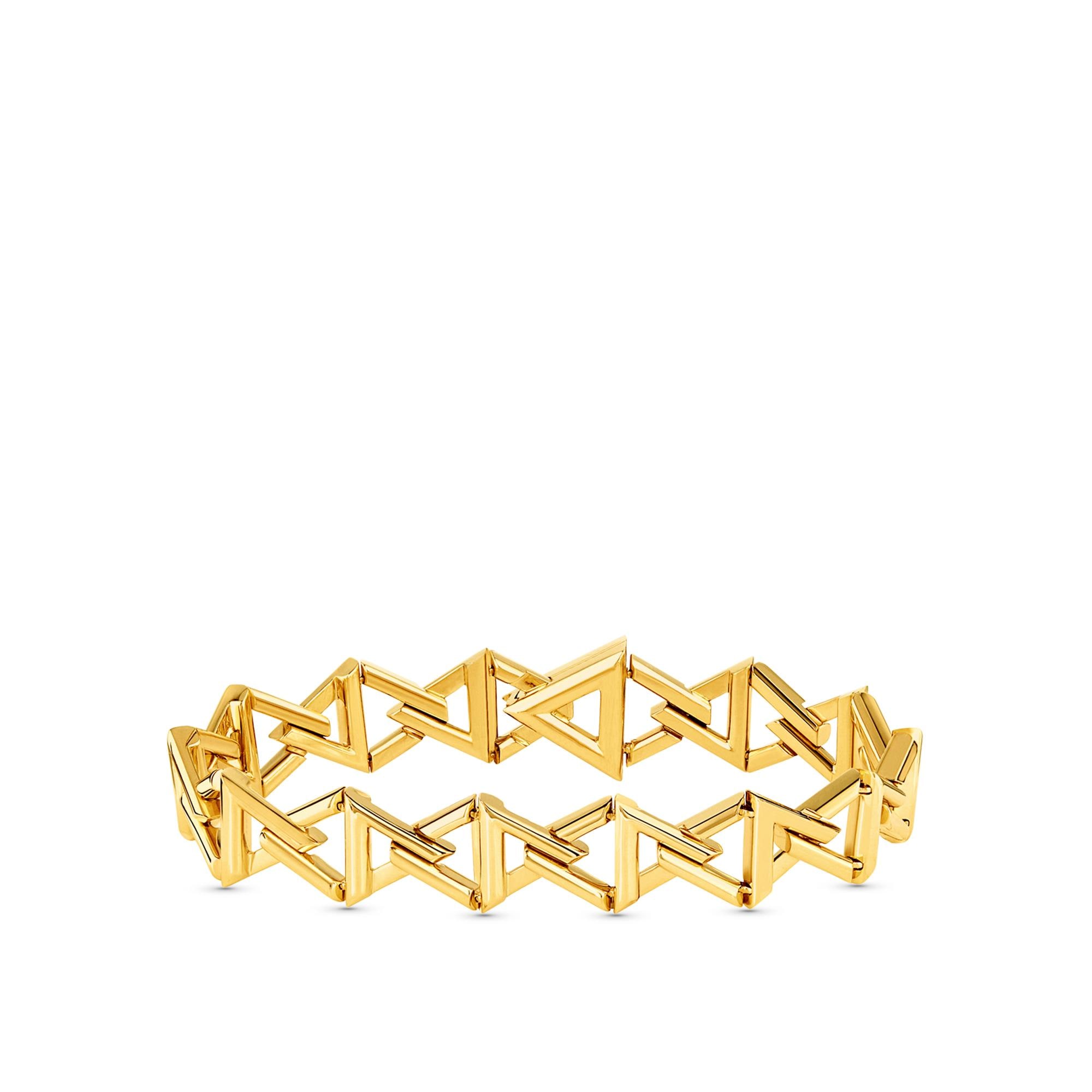 Breites LV Volt Curb Kettenarmband, Gelbgold  Herren Discontinued Product Obs 12 | LOUIS VUITTON (Zoom)