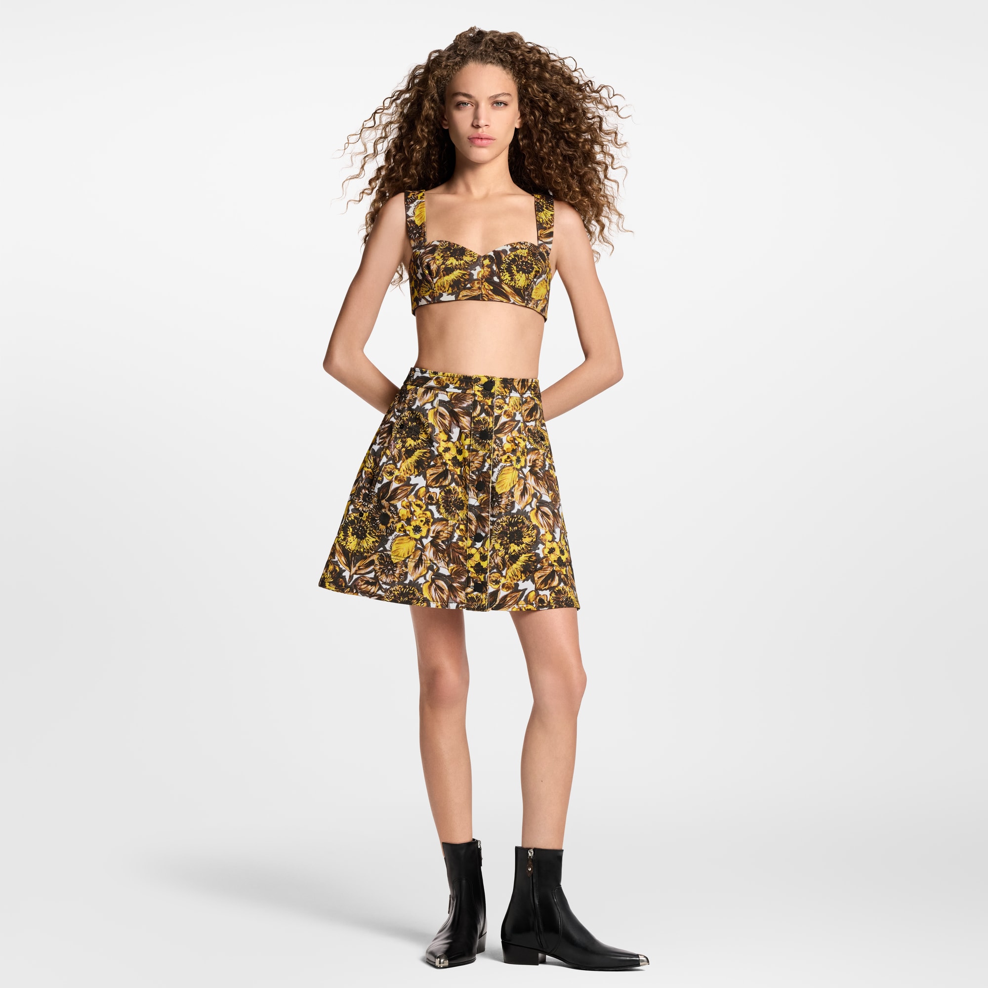 Bustier mit floralem Motiv  Damen Ready to Wear Tops | LOUIS VUITTON (Zoom)