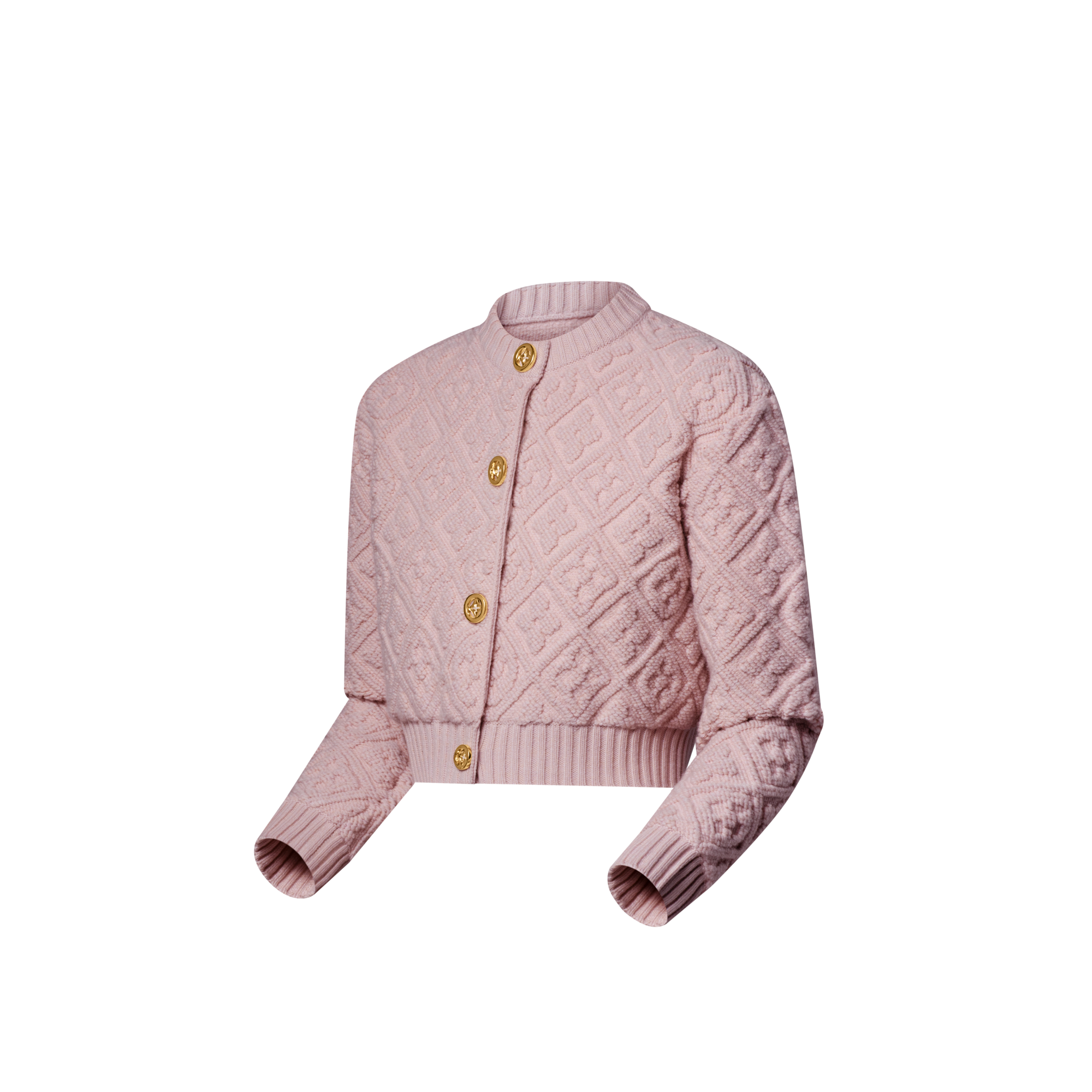 Cardigan aus Frottee mit Monogram  Damen Ready to Wear Strick | LOUIS VUITTON (Zoom)