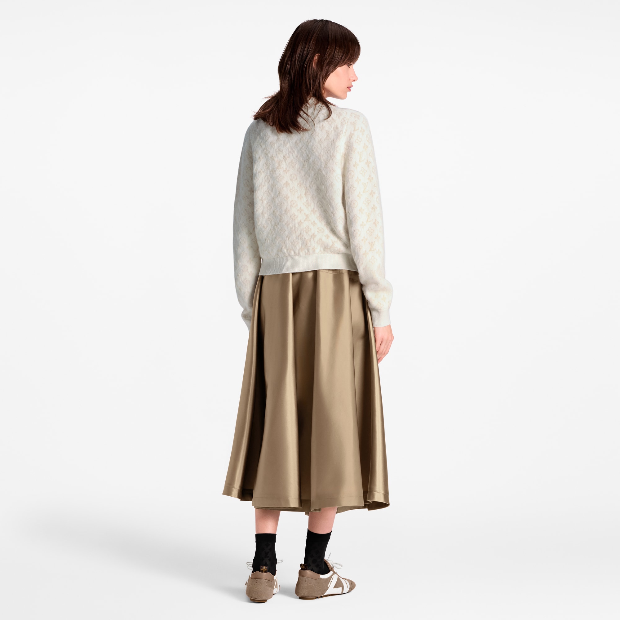 Cardigan aus gebürstetem Strick mit Monogram  Damen Ready to Wear Strick | LOUIS VUITTON (Zoom)