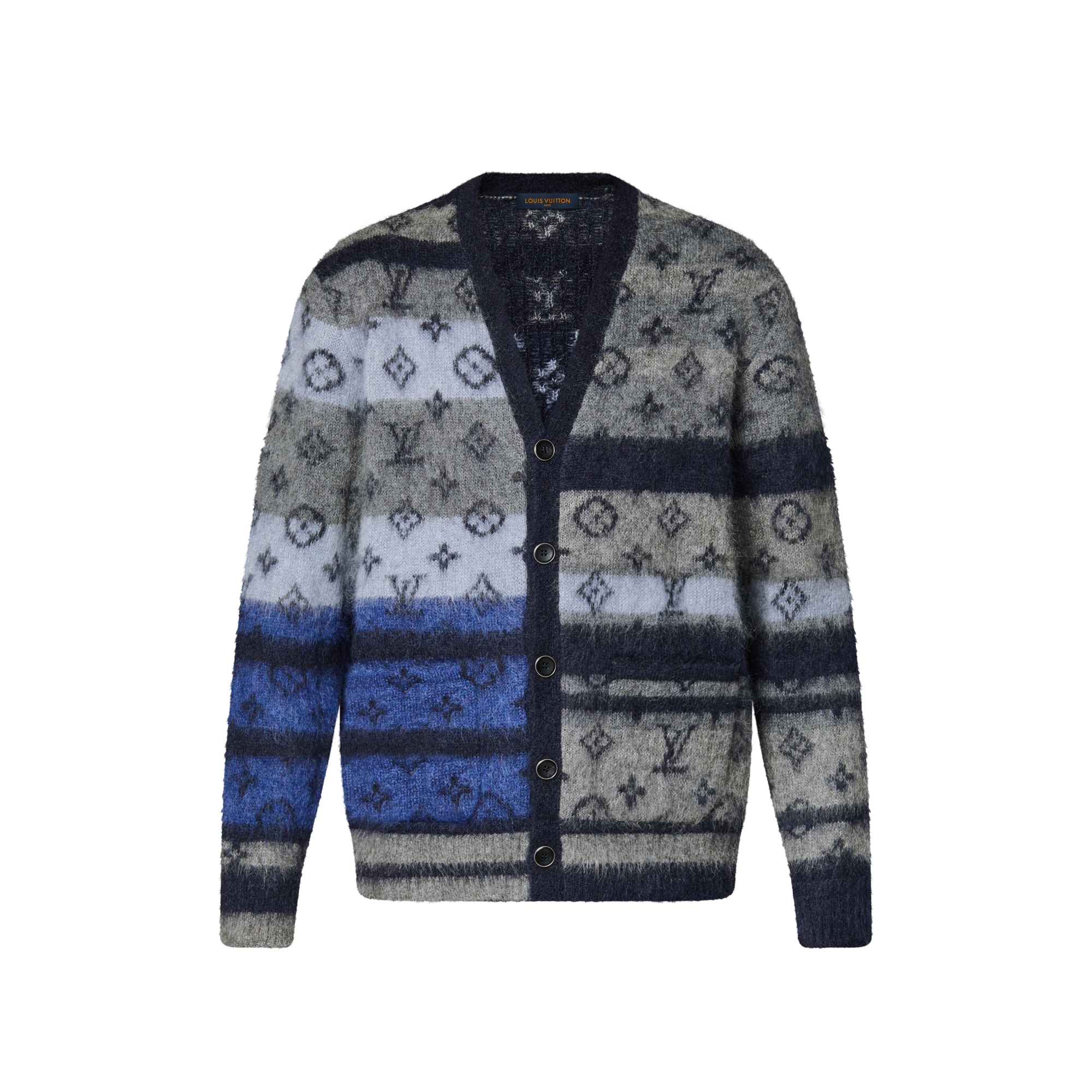 Cardigan aus Mohair mit Monogram-Motiv  Herren Ready to Wear Vollständige Ready to Wear | LOUIS VUITTON (Zoom)