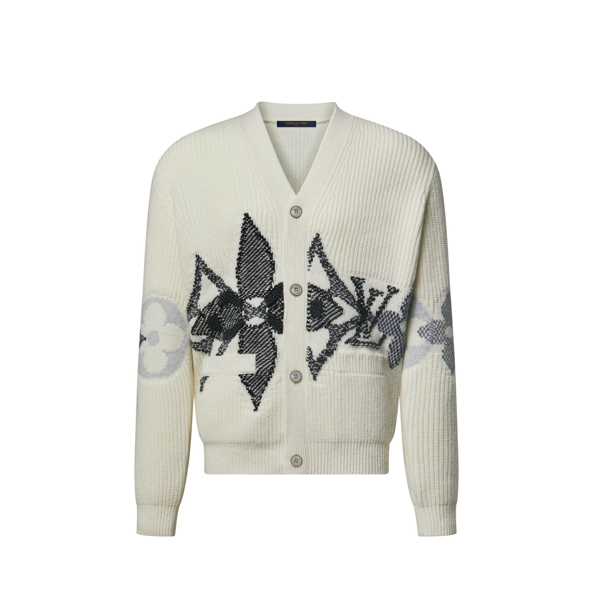 Cardigan aus Strick mit grafischem Motiv  Neuheiten Herren LV Ski | LOUIS VUITTON (Zoom)
