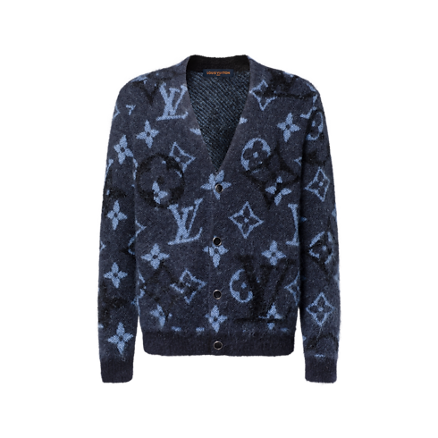 Cardigan mit Cloudy Monogram-Motiv front view