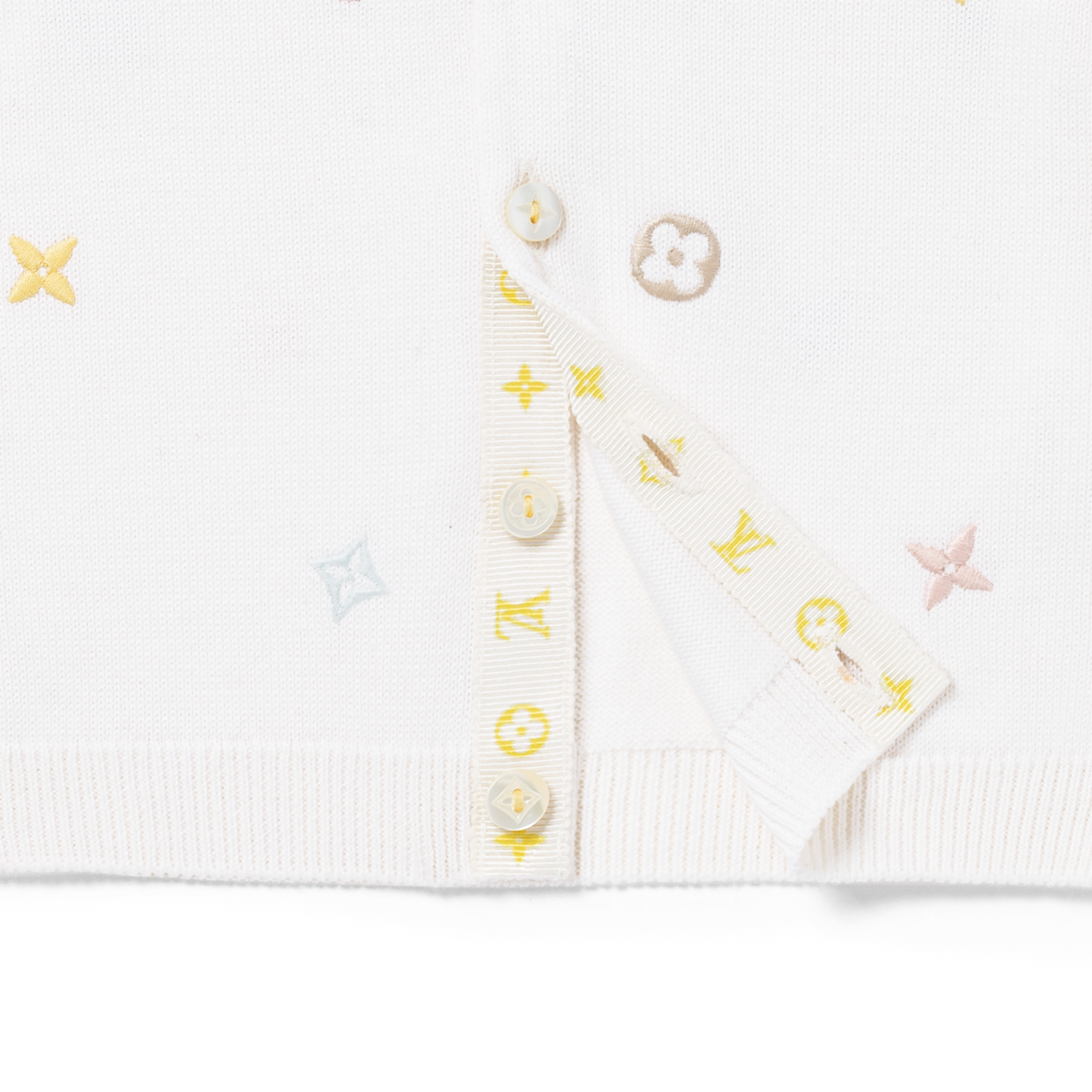 Cardigan mit gesticktem Meli-Melo-Motiv S00 Geschenkideen Geschenke für Babys } | LOUIS VUITTON (Zoom)