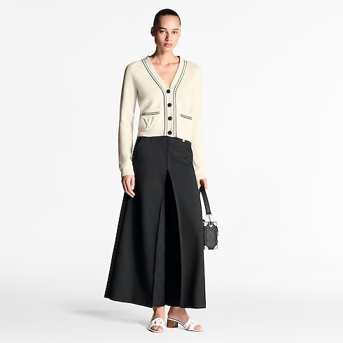 Cardigan mit gestreiftem Akzent Damen Ready to Wear Strick | LOUIS VUITTON (Zoom)