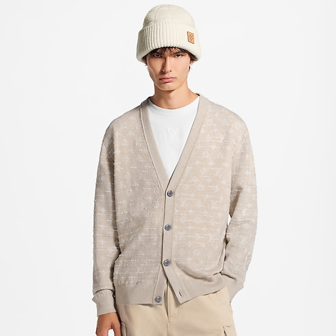 Cardigan mit Monogram-Motiv Herren Ready to Wear Vollständige Ready to Wear | LOUIS VUITTON (Zoom)