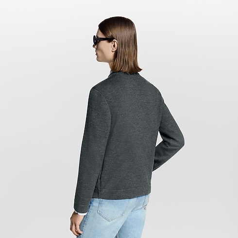 Cardigan mit perlmuttartiger Stickerei Herren Ready to Wear Vollständige Ready to Wear | LOUIS VUITTON (Zoom)