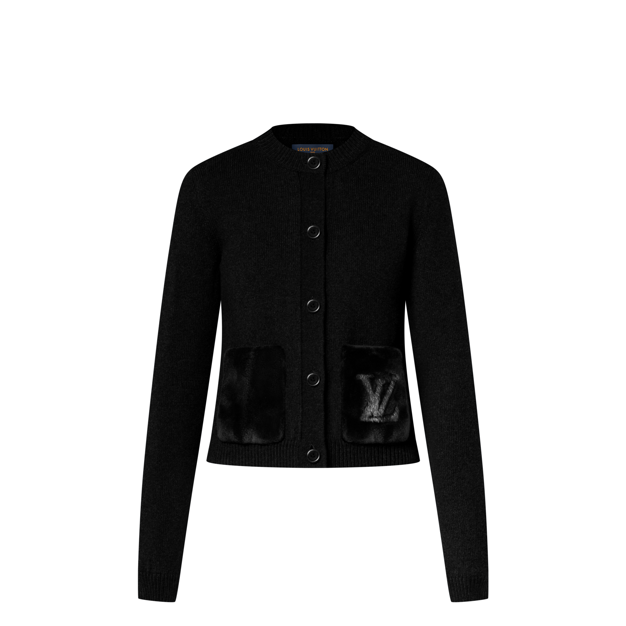 Cardigan mit Taschen aus Pelz  Damen Ready to Wear Strick | LOUIS VUITTON (Zoom)