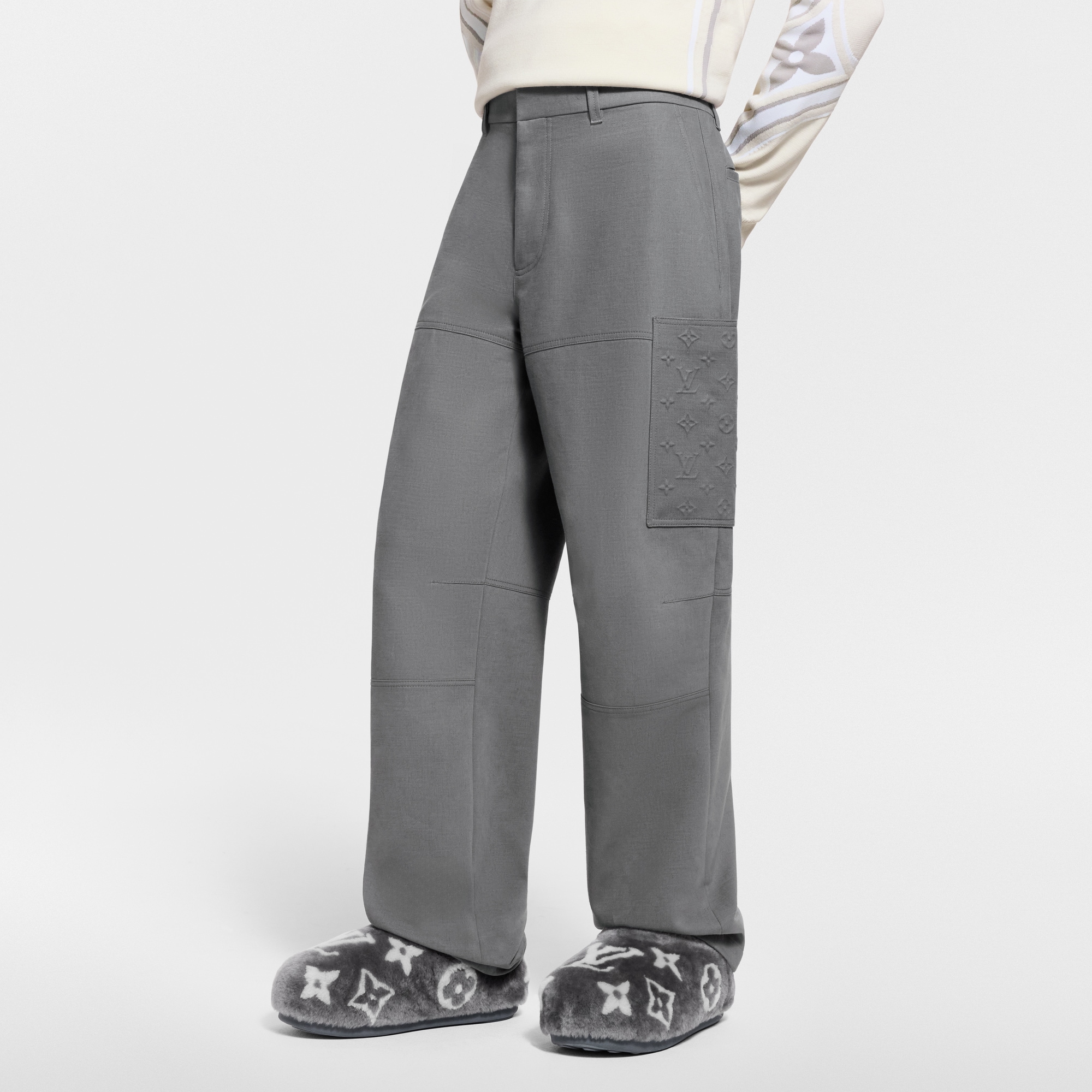 Cargo-Hose aus Kaschmirmix  Herren Ready to Wear Hosen | LOUIS VUITTON (Zoom)