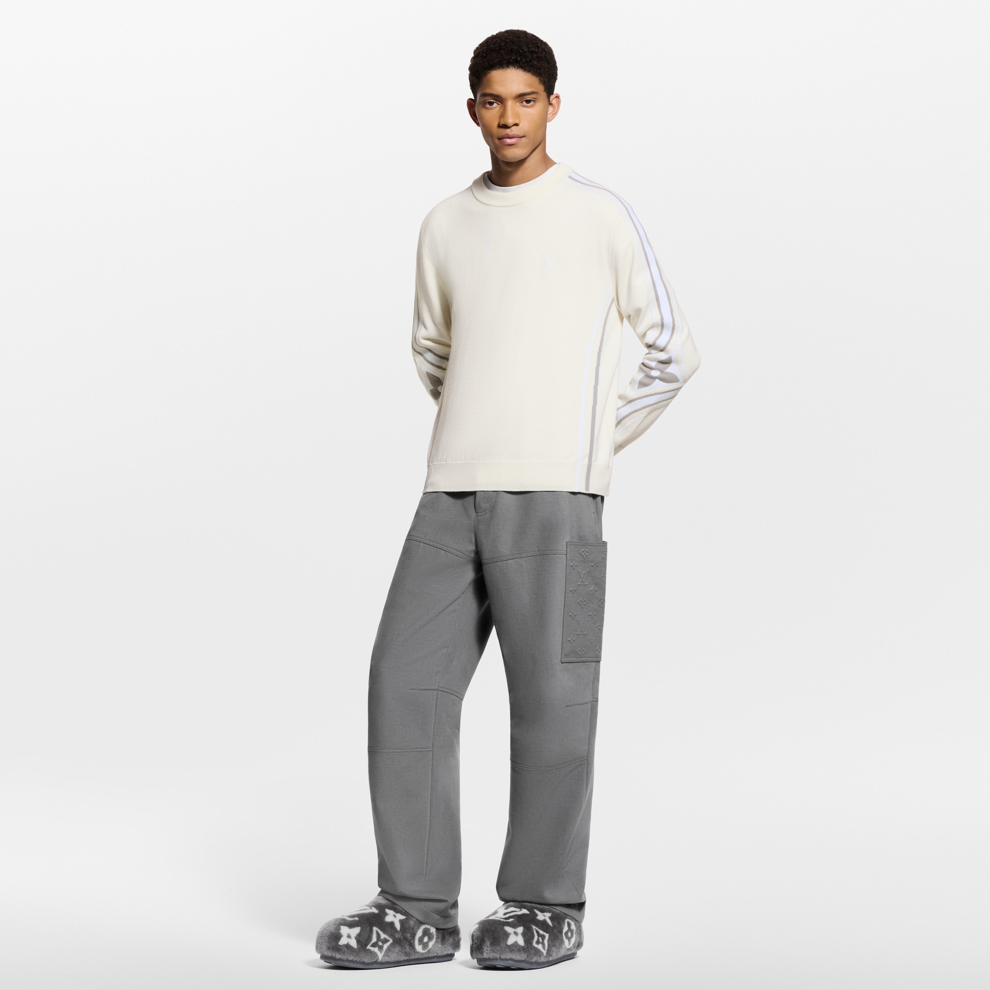 Cargo-Hose aus Kaschmirmix  Herren Ready to Wear Hosen | LOUIS VUITTON (Zoom)