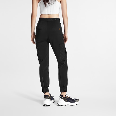 Cargo-Hose mit Monogram-Detail Damen Ready to Wear Hosen | LOUIS VUITTON (Zoom)