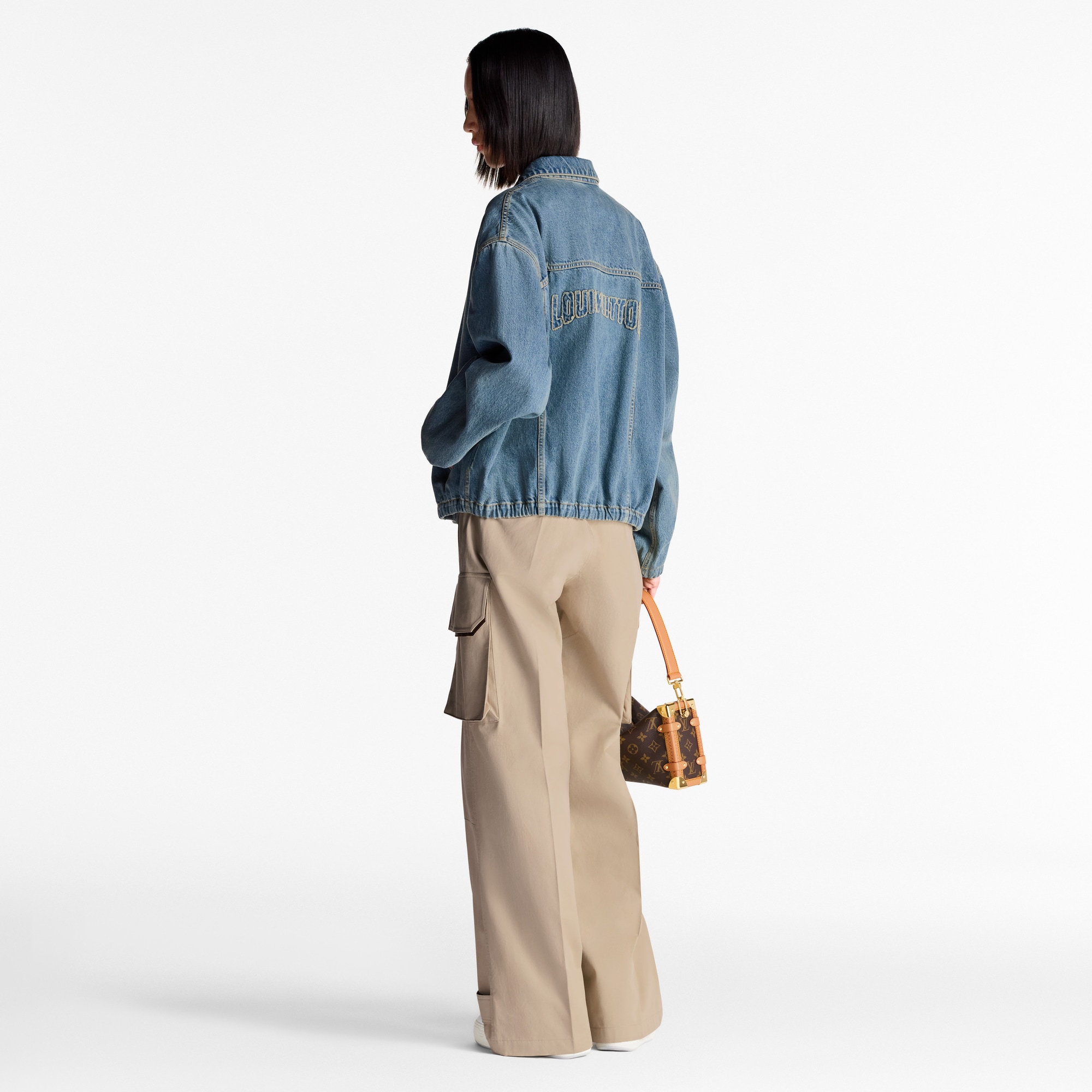 Cargo-Hose mit weitem Bein  Damen Ready to Wear Hosen | LOUIS VUITTON (Zoom)