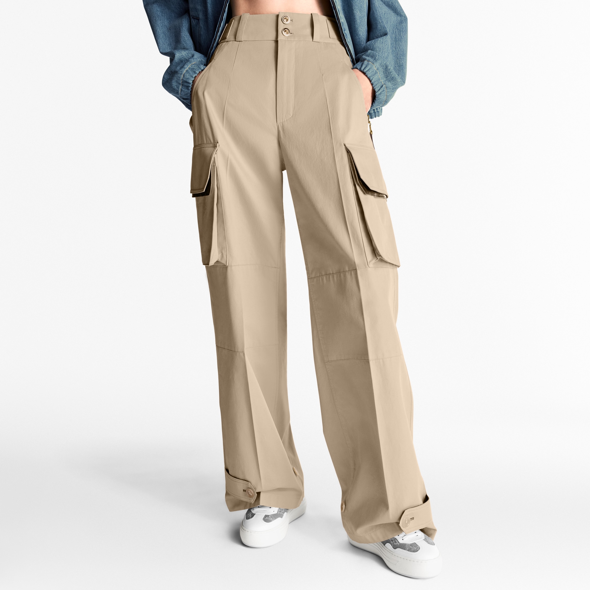 Cargo-Hose mit weitem Bein  Damen Ready to Wear Hosen | LOUIS VUITTON (Zoom)