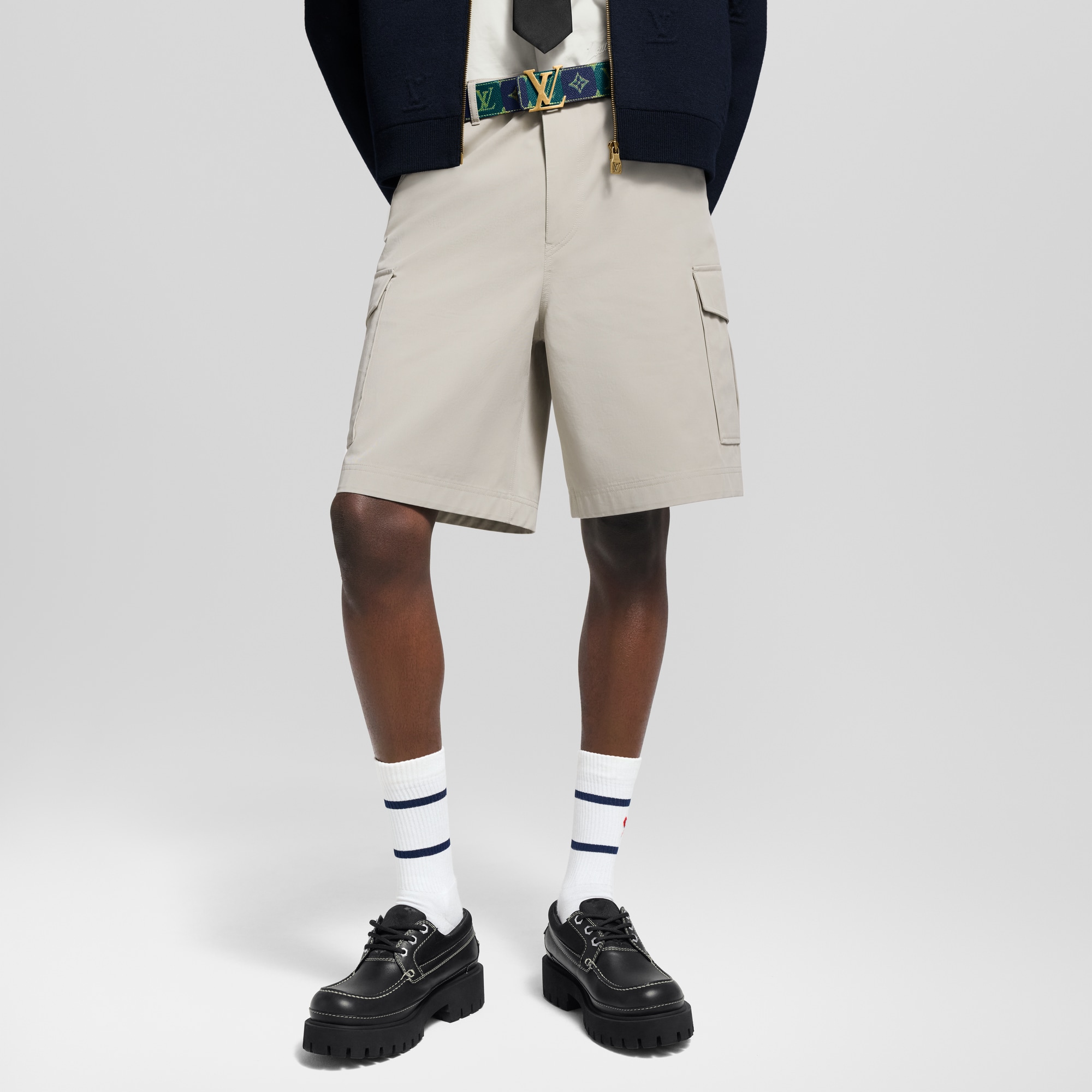 Cargo-Shorts mit Signatur  Herren Ready to Wear Hosen | LOUIS VUITTON (Zoom)