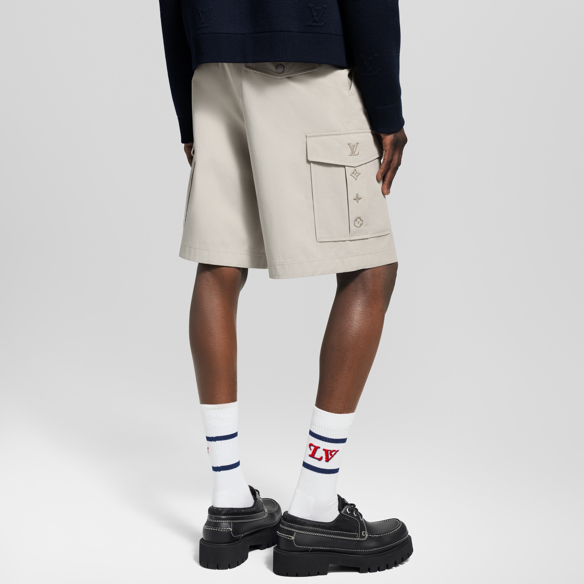 Cargo-Shorts mit Signatur  Herren Ready to Wear Hosen | LOUIS VUITTON (Zoom)