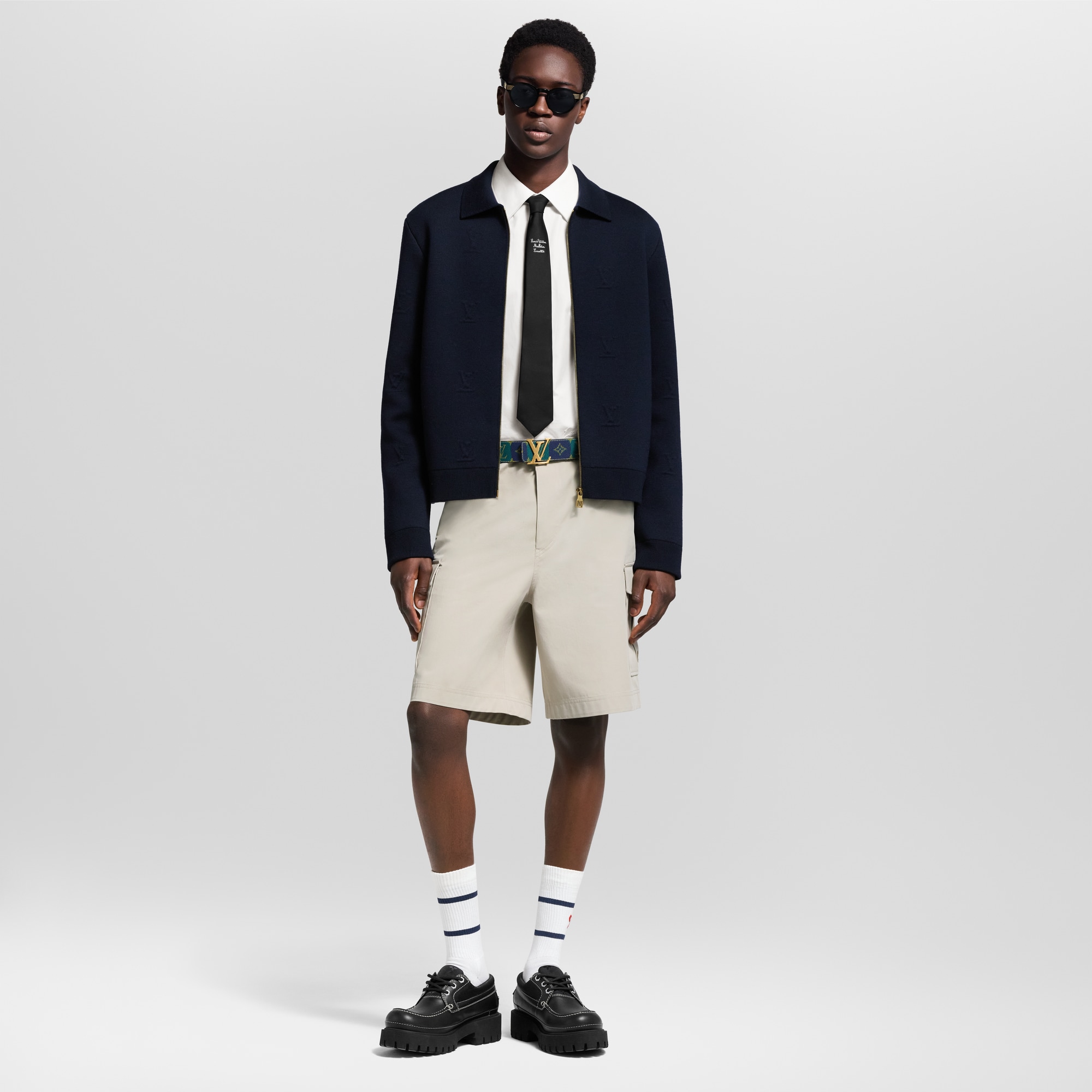 Cargo-Shorts mit Signatur  Herren Ready to Wear Hosen | LOUIS VUITTON (Zoom)