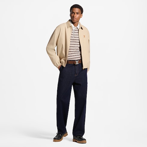 Charakteristische Carpenter-Hose aus Denim mit umgeschlagenem Saum worn view