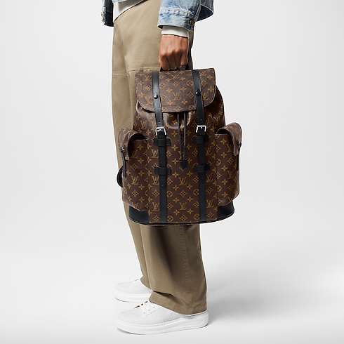 Christopher MM Rucksack Monogram Macassar Canvas Herren Reisegepäck Vollständige Reisegepäckkollektion und Accessoires | LOUIS VUITTON (Zoom)