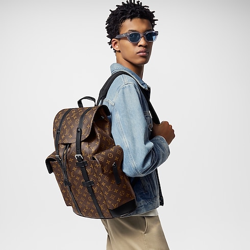 Christopher MM Rucksack Monogram Macassar Canvas Herren Reisegepäck Vollständige Reisegepäckkollektion und Accessoires | LOUIS VUITTON (Zoom)