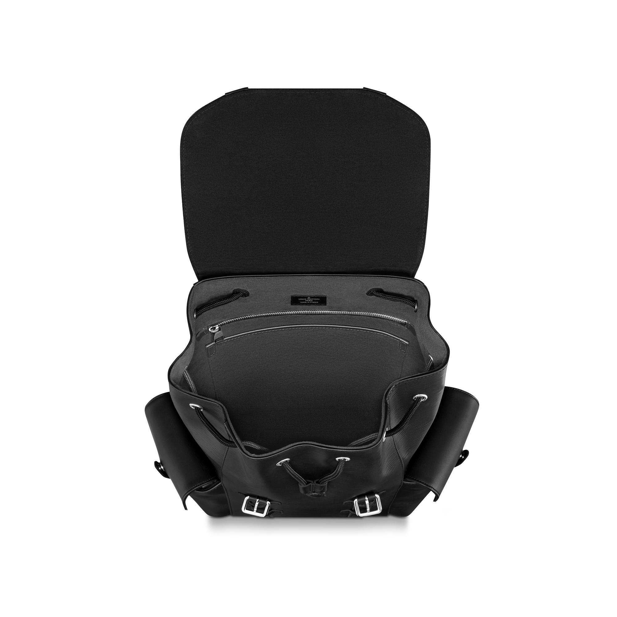 louis vuitton backpack inside