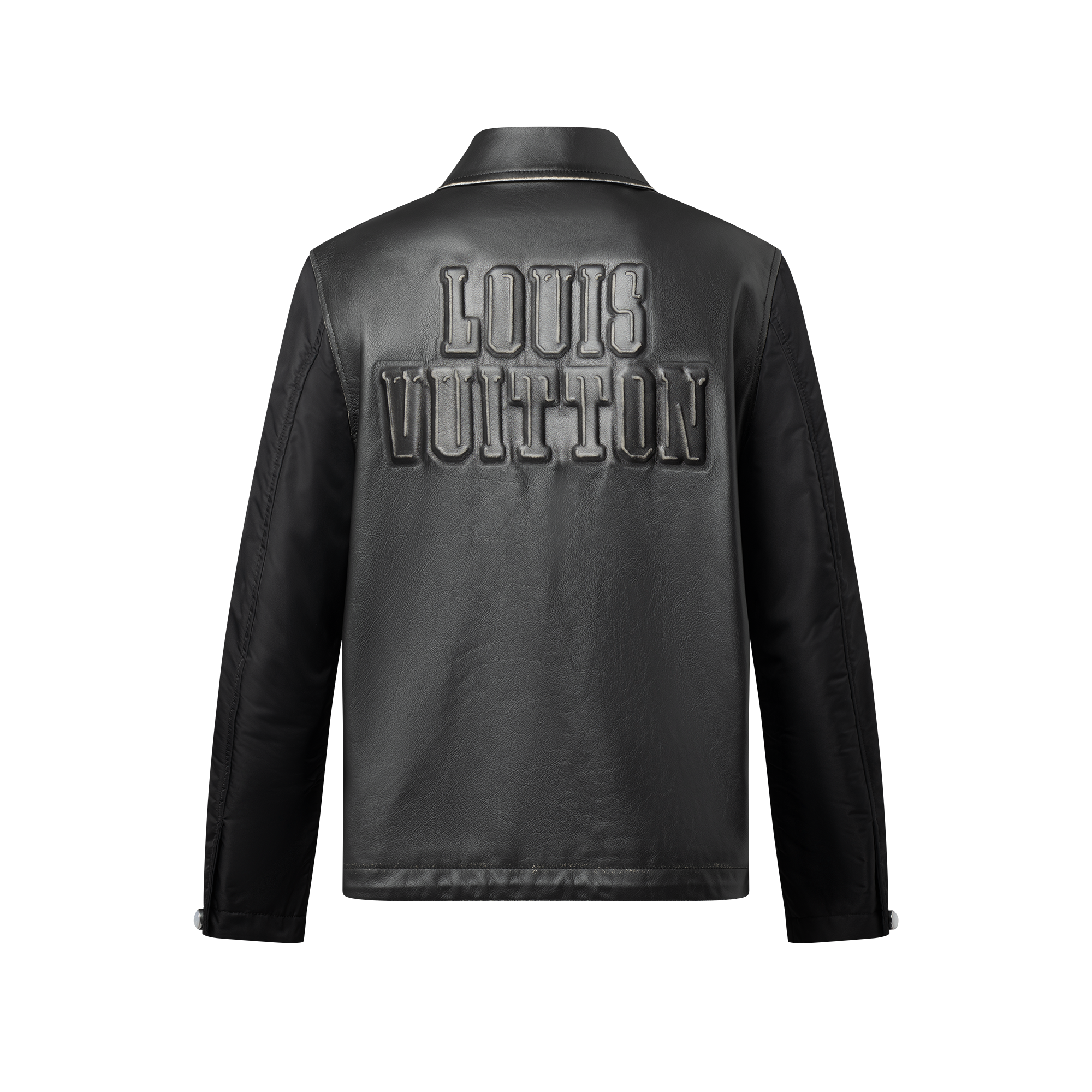 Coach-Jacke aus Leder und Nylon mit Vintage-Effekt  Herren Ready to Wear Jacken und Mäntel | LOUIS VUITTON (Zoom)