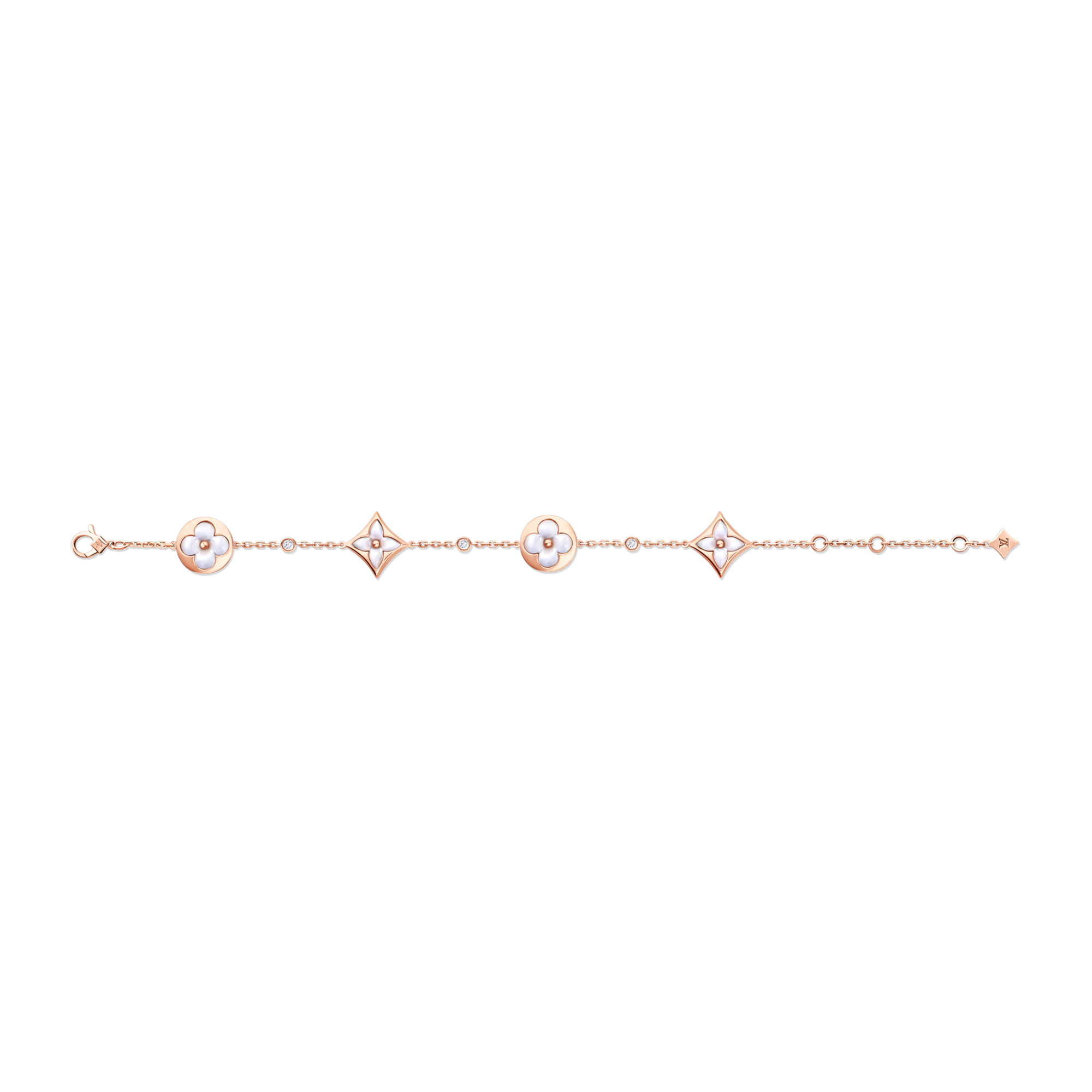Color Blossom BB Armband mit mehreren Motiven, Roségold, weißem Perlmutt und Diamanten  Schmuck Kategorien Alle Schmuckstücke | LOUIS VUITTON (Zoom)