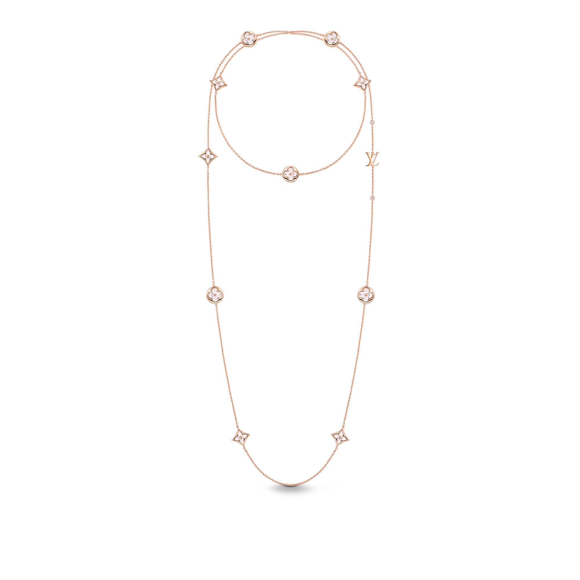 Color Blossom BB Halskette, Roségold, weißes Perlmutt und Diamanten  Schmuck Kategorien Alle Schmuckstücke | LOUIS VUITTON (Zoom)
